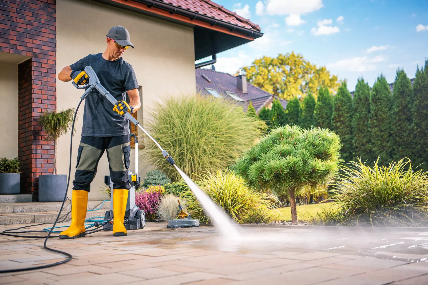 Pressure washing in New Jersey